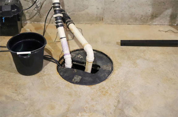 Basement waterproofing - sump pump